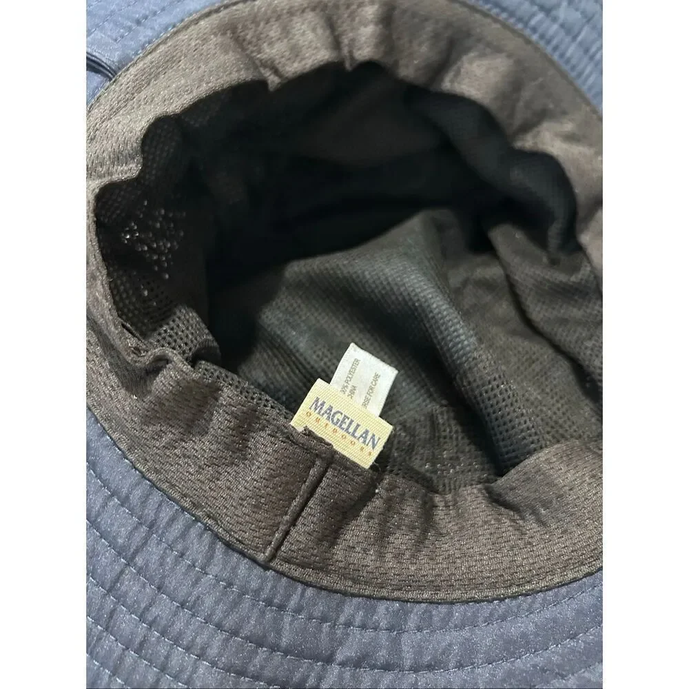 Magellan Outdoors Vented Boonie Hat Navy Blue